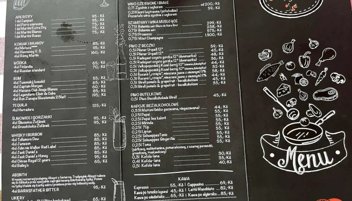 Restaurace Krizovy Vrch Menu - Za Pilou 6
