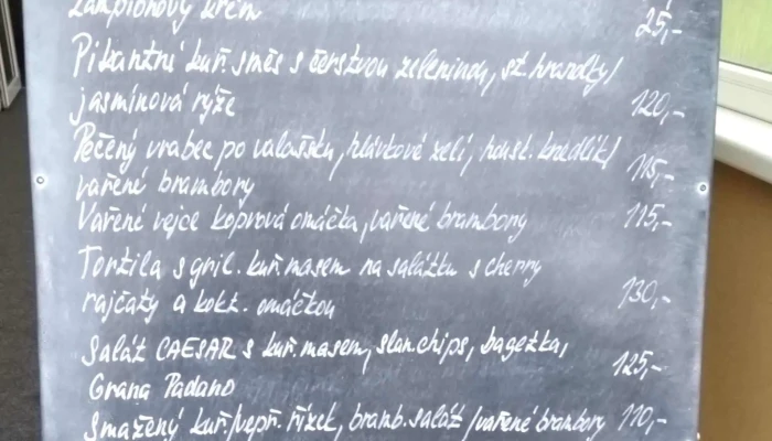 Restaurace Menu Travinar Hodnoceni - Zemědělská 2597