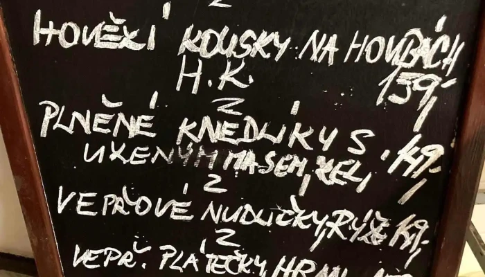 Restaurace Na Kovarne Menu - Suchdol