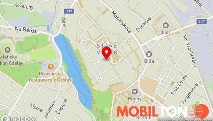 mapa Restaurace Na Kuchyňce Restaurace v nám. Jana Žižky z Trocnova 151/35