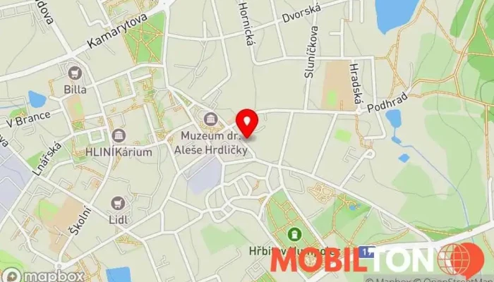 mapa Restaurace Na Lázni Restaurace v Příčná 311