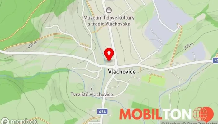 mapa Restaurace Na Mýtě Restaurace v Vlachovice