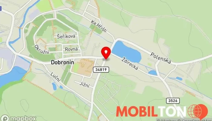 mapa Restaurace 