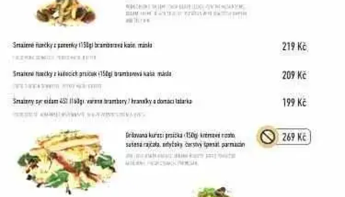 Restaurace Nova Bohemia Menu - 61, Velké Nám. 112
