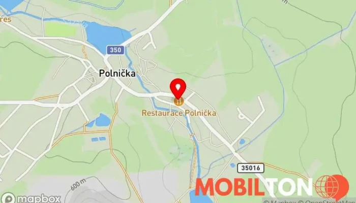 mapa Restaurace Polnička Restaurace, Penzion v Polnička
