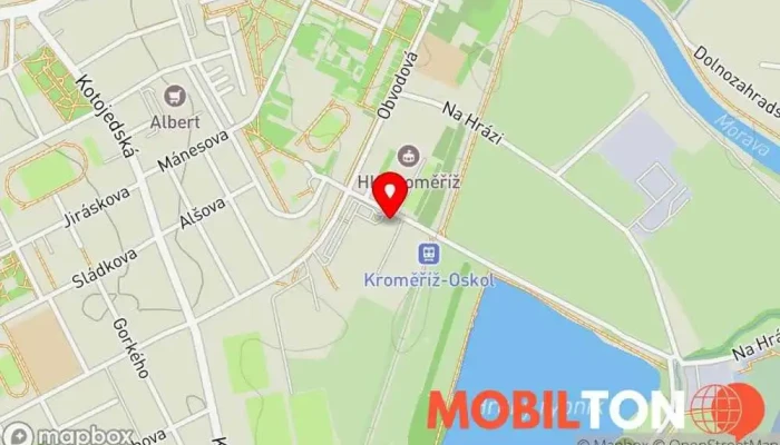 mapa Restaurace Stará Střelnice Restaurace v U Rejdiště 648