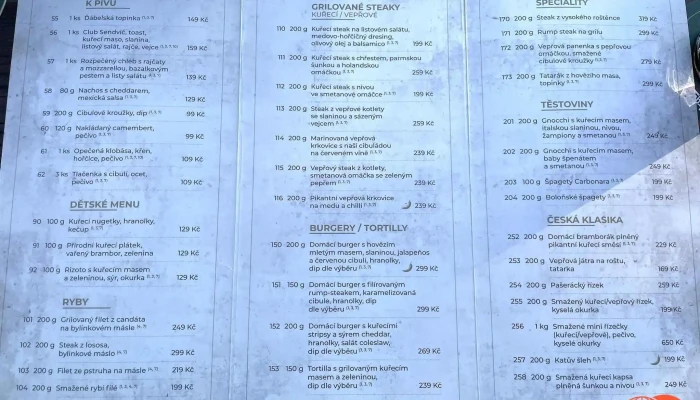 Restaurace Strelnice Menu - Rumburk 1