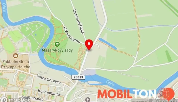 mapa Restaurace Stromovka Restaurace v Benátky 275