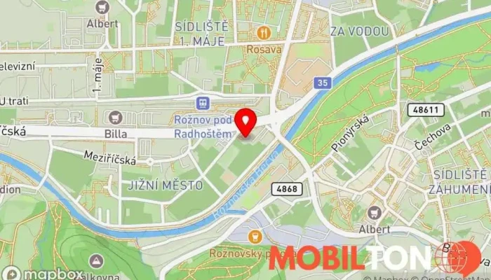 mapa Restaurace Tramtárie Restaurace v Chodská 1025