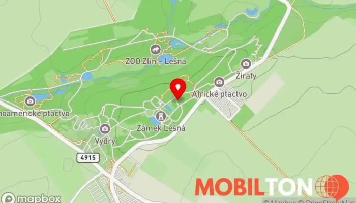 mapa Restaurace Tyrol Restaurace v Štípa