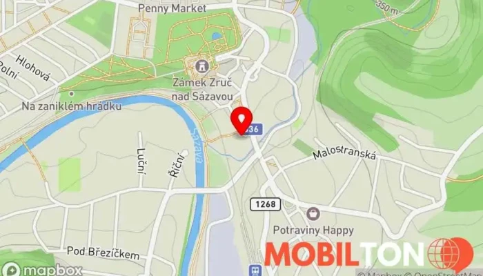 mapa Restaurace U Kuklů Restaurace v náměstí MUDR. J. Svobody 32