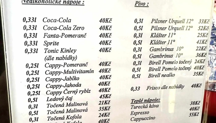 Restaurace U Libuse Videa - Nerudova 207