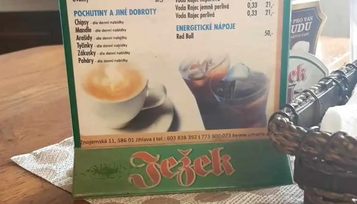 Restaurace U Marie -  Menu - Čajkovského 45