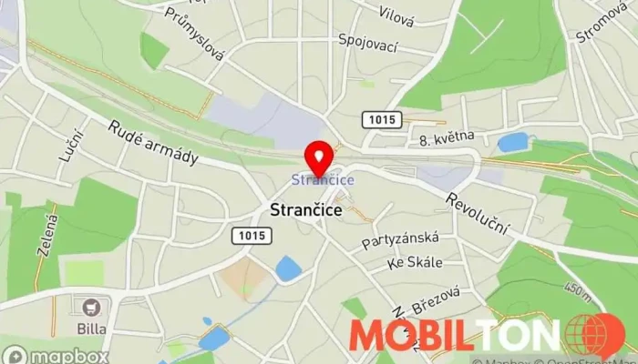 mapa Restaurace U Milotů Restaurace v Ulička 165