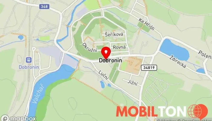 mapa Restaurace U Mišáka  v Polenská 221