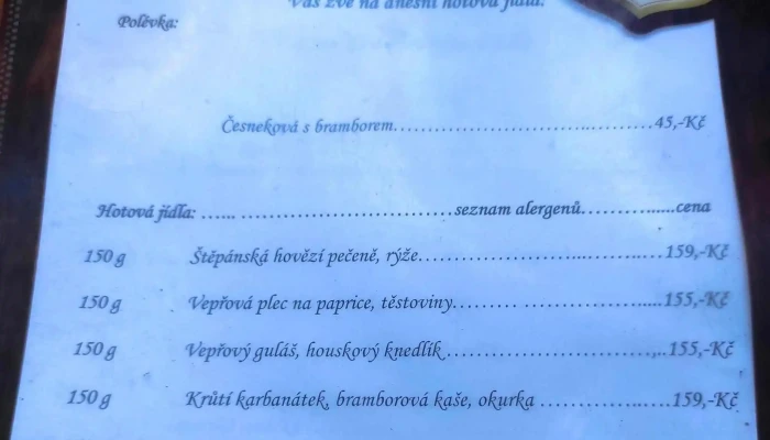 Restaurace U Partika -  Telefon - Valdštejnská 282