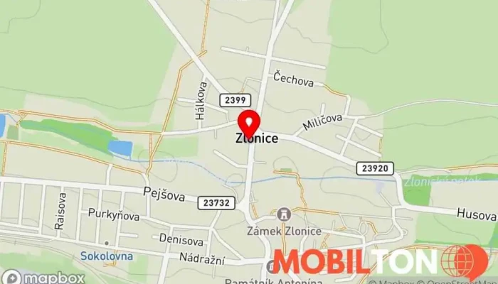 mapa Restaurace U Slunce Restaurace, Kavárna v Dvořákova 68