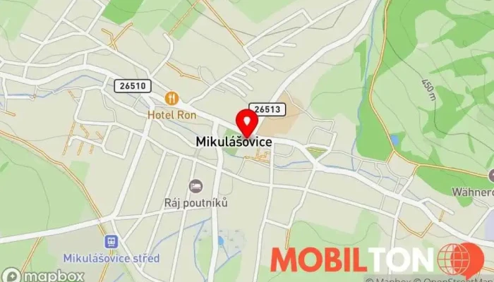 mapa Restaurace U Vladařů Restaurace v Mikulášovice