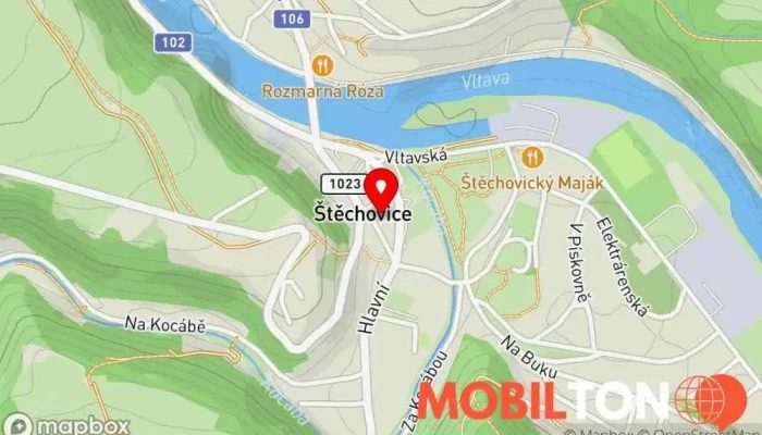 mapa Restaurace 