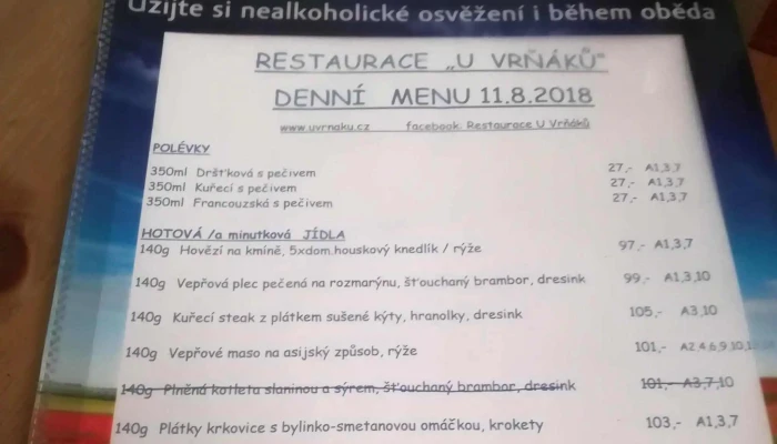 Restaurace U Vrnaku Hledam - Hlavní 120