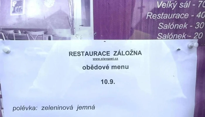 Restaurace Zalozna Videa - Nám. Mezi Šenky 123