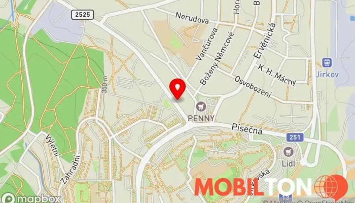 mapa Restaurant City Restaurace v Hrdinů 1735