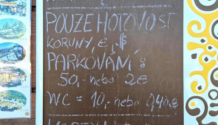 Retro -  Trampska Hospoda Menu - Francova Lhota