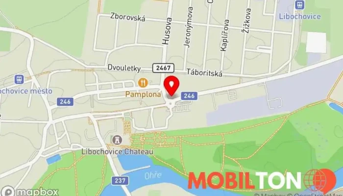 mapa Ristorante Pietro Pizzerie Restaurace v Havlíčkova 155