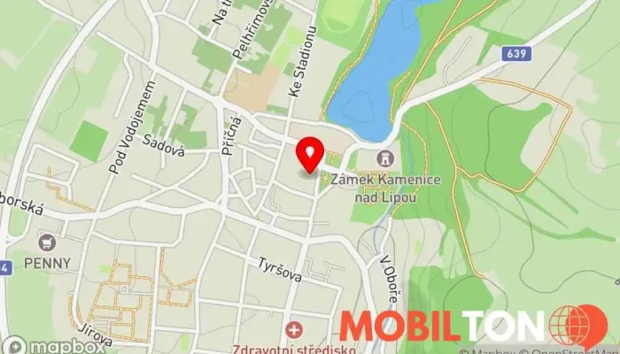 mapa Robin kebab Turecká restaurace v nám. Čsl. armády 55