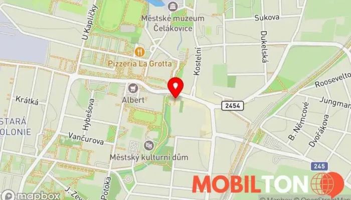mapa Rovnováha Kavárna v Sedláčkova 109