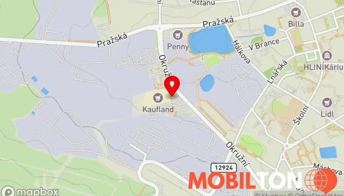 mapa Royal kebab Humpolec Rychlé občerstvení v Okružní 1780