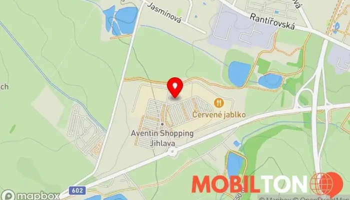 mapa Running sushi Tenmanya Suši restaurace s běžícím pásem v CZ Jihlava, Pelhřimovská 70