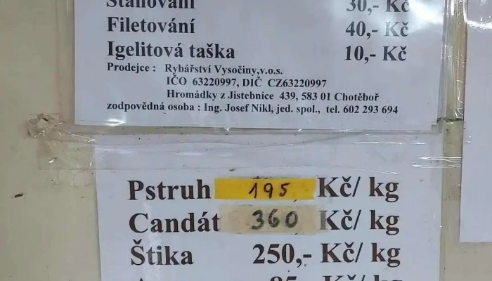 Rybarna   Nikl Menu - U Borové 3683