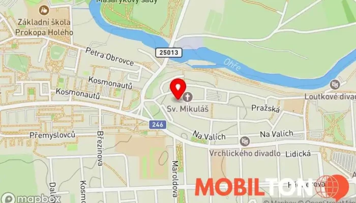 mapa Šalanda Restaurace v Beneše z Loun 139