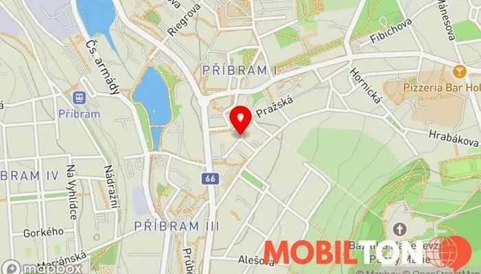 mapa Šatlava Restaurace v Pražská 141