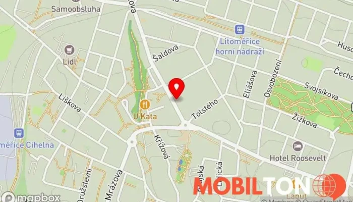 mapa SFAXIANO kebab pizza litoměřice Obchod s kebabem v Masarykova 455/16