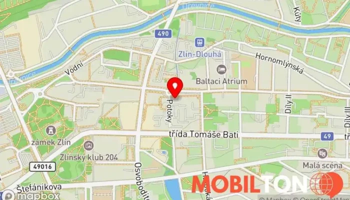 mapa SHUN LI Čínská restaurace v Kvítková 4323