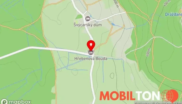 mapa Sněžník Rychlé občerstvení v Sněžník 24