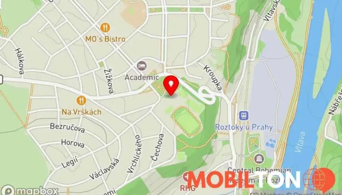mapa Sokolovna BISTRO Bistro v Tyršovo nám. 480