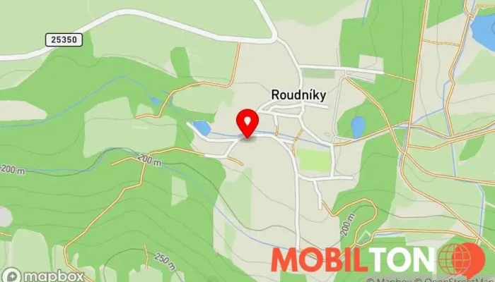 mapa Stánek Na můstku Hospoda v 
