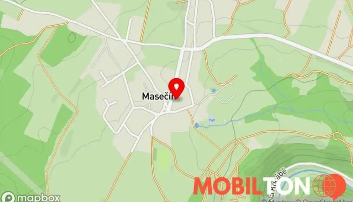 mapa Statek u Jelínků Bistro v č.p, Masečín 11