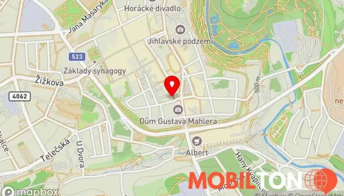 mapa Steak House Hvězda Restaurace, Pivní výčep, Steaková restaurace v Masarykovo Nám. 32