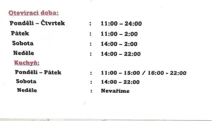 Terasa1 Restaurace Kavarna Koktejl Bar Menu - Dlouhá 5617