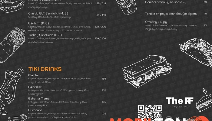 The Rf Rolling Street Food Louny Menu - Zelené Nám. 3114 440 01