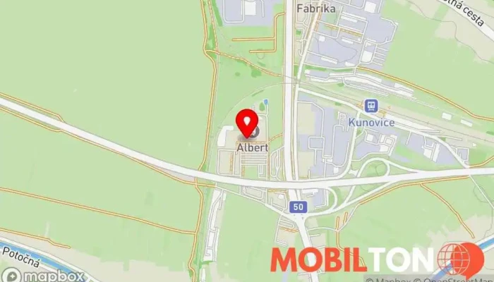 mapa TOM Bistro Restaurace v tř. Vítězství 841