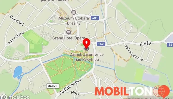 mapa Tréninková Kavárna Splněný Sen Kavárna / Čajovna v nám. Míru 1