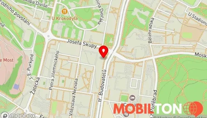 mapa TURBO PIZZA Most Pizzerie v tř. Budovatelů 2957