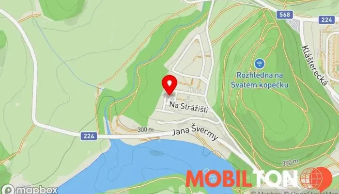 mapa U Boba Bar v Na Strážišti 1944