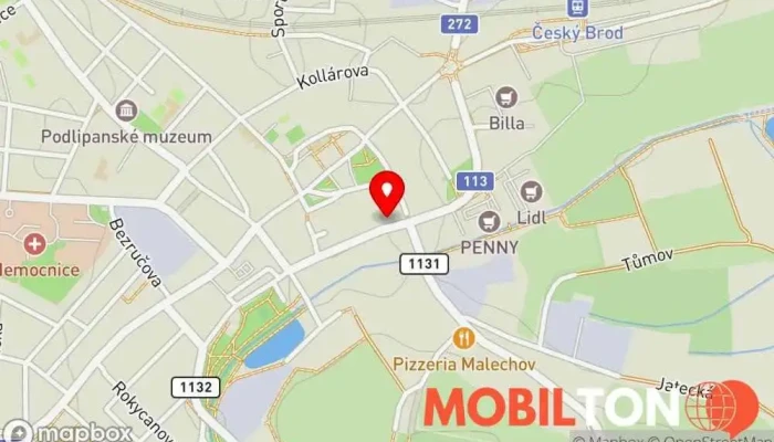 mapa U Heluš Bar v Jungmannova 408