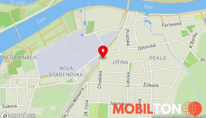 mapa U Kubelků Hospoda v Alej J. Wolkera 539/4